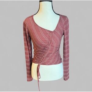 On a Whim Asymmetrical Cinch Crop‎ Top
